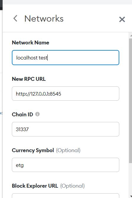 Metamask: Metamask won't switch to Localhost 8545
